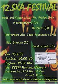 12. Ska Festival  in Unterwaldhausen Schwaben